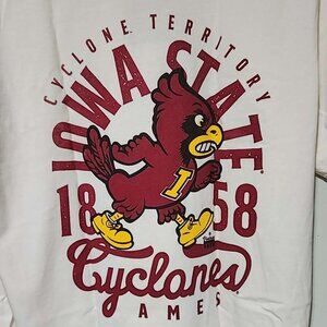 Iowa State Cyclones Graphic Tee – Cream – Size Large – New With Tags